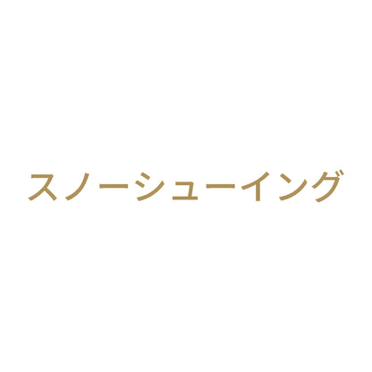 スノーシューイング