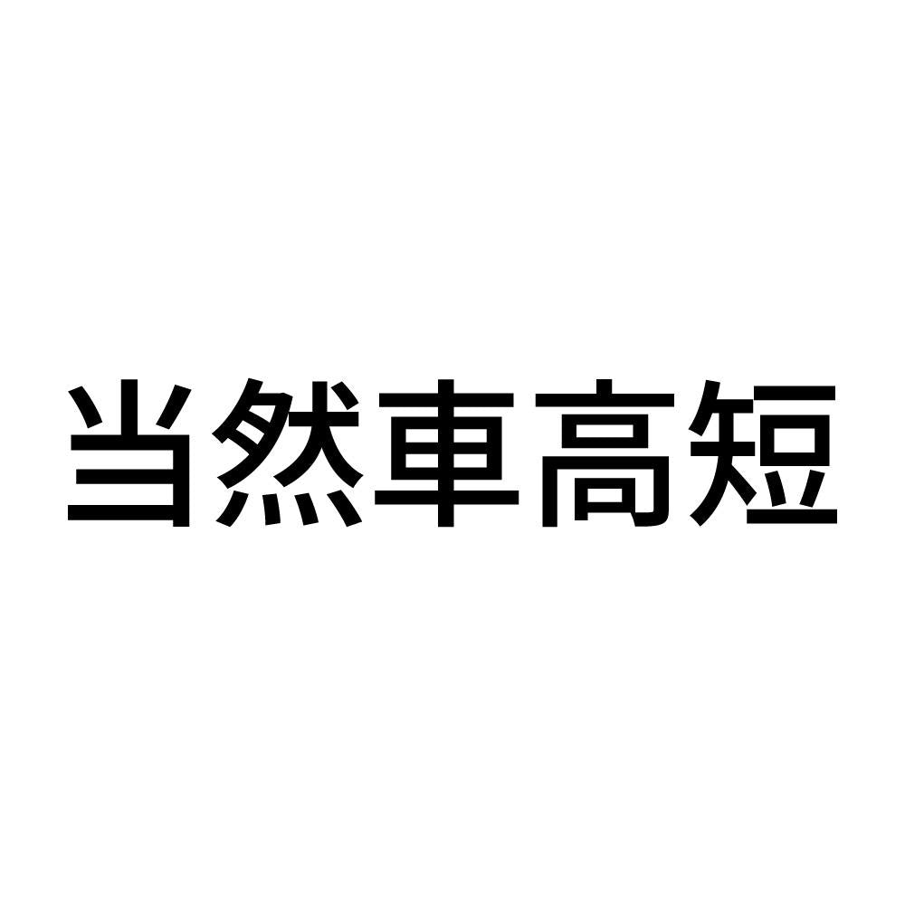 当然車高短