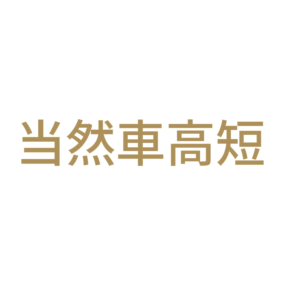 当然車高短