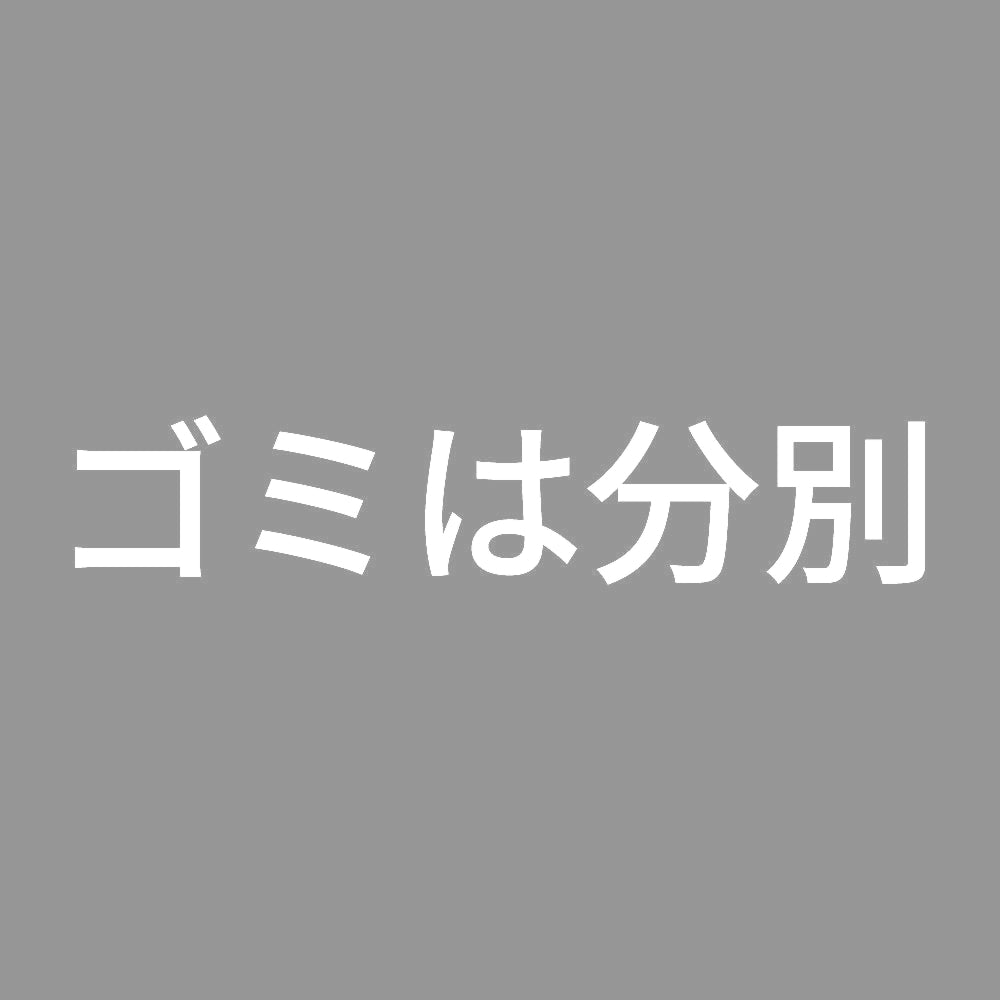 ゴミは分別