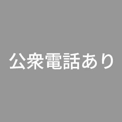 公衆電話あり