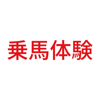 乗馬体験