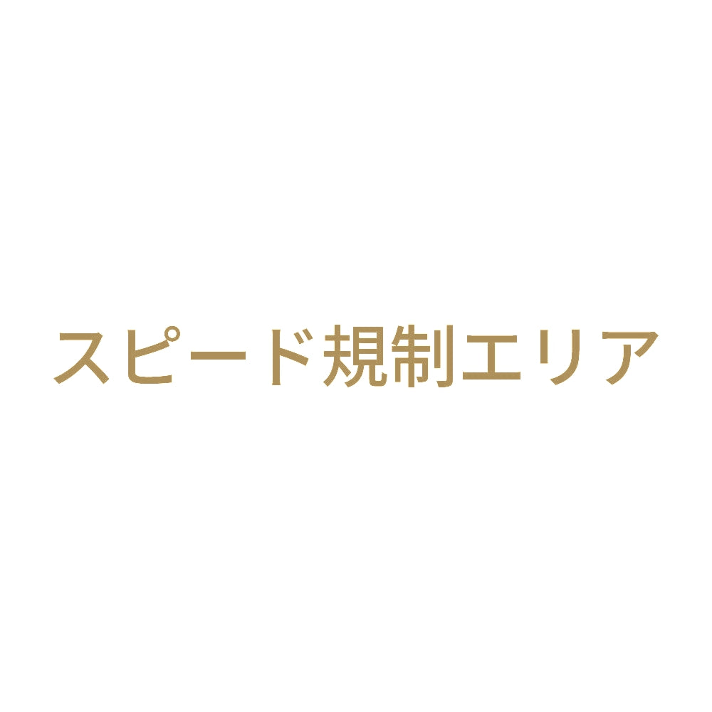 スピード規制エリア