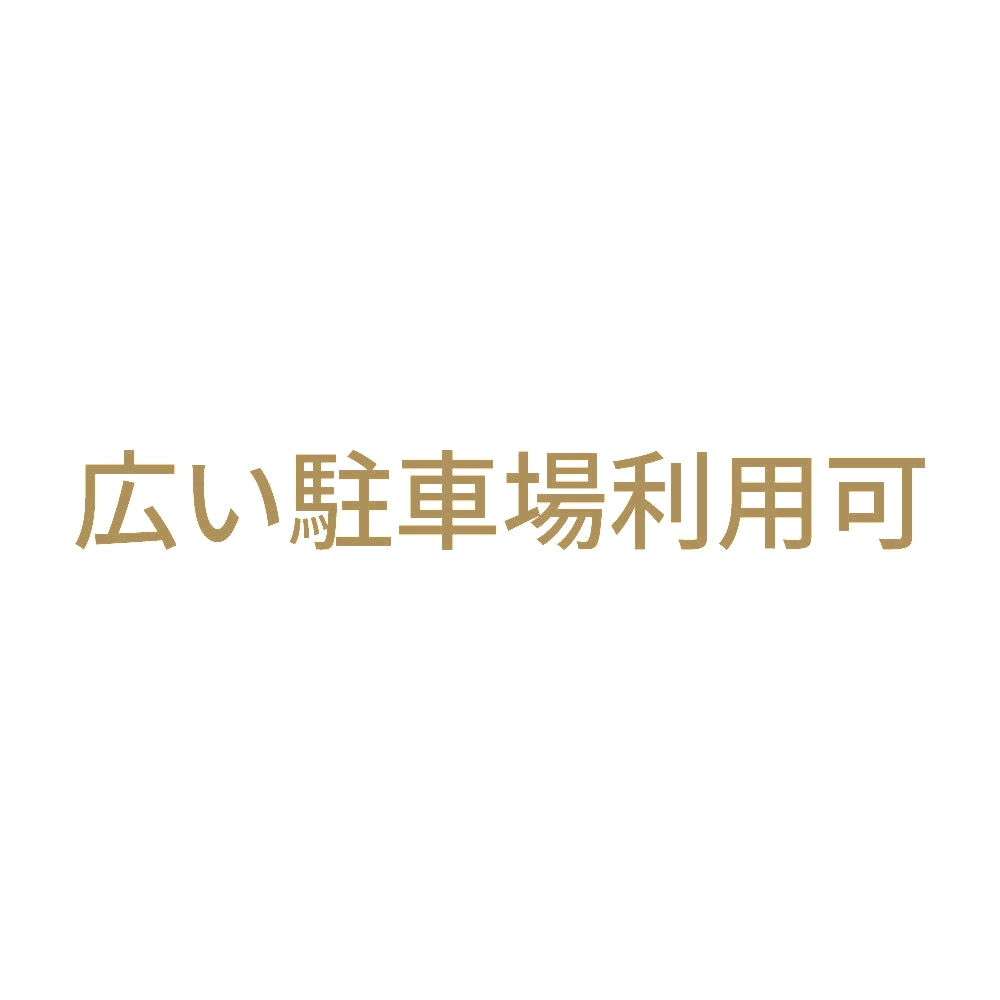 広い駐車場利用可