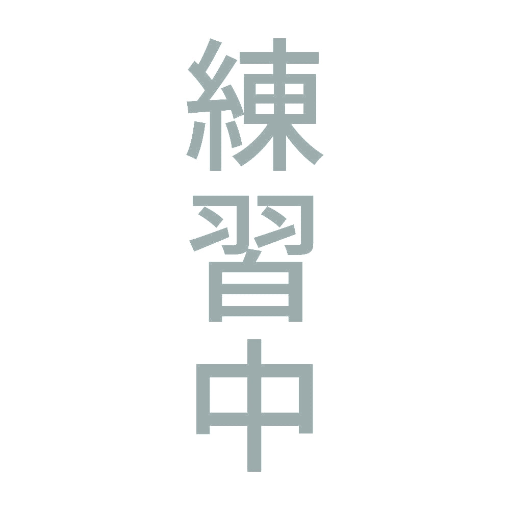 練習中 縦