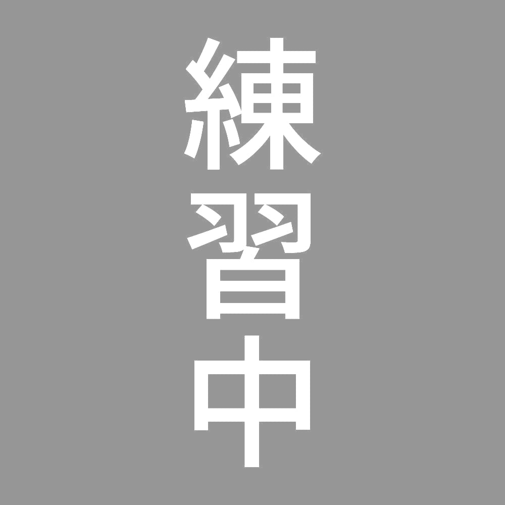 練習中 縦
