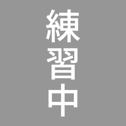 練習中 縦