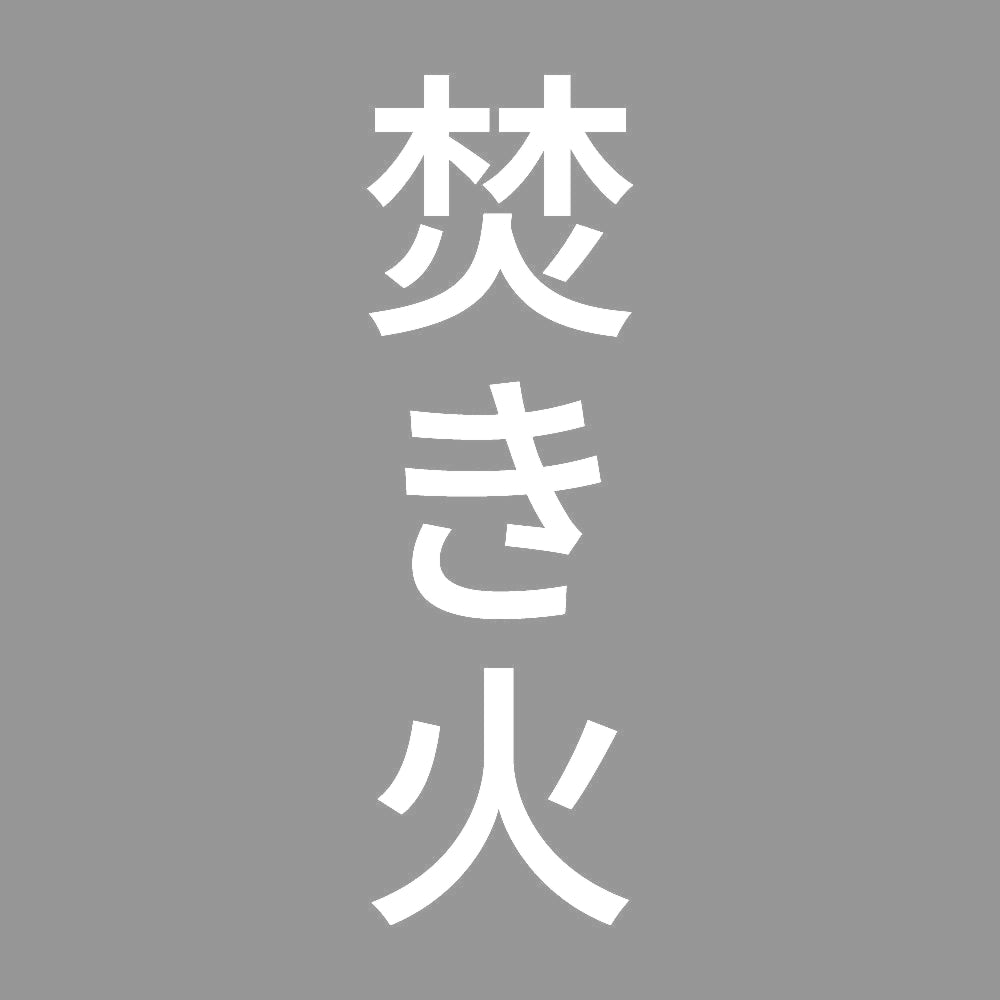 焚き火 縦