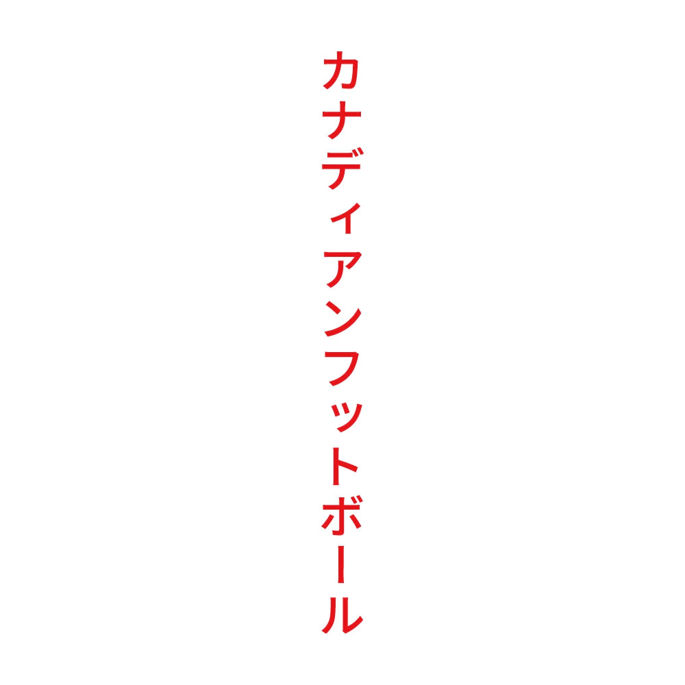 カナディアンフットボール 縦