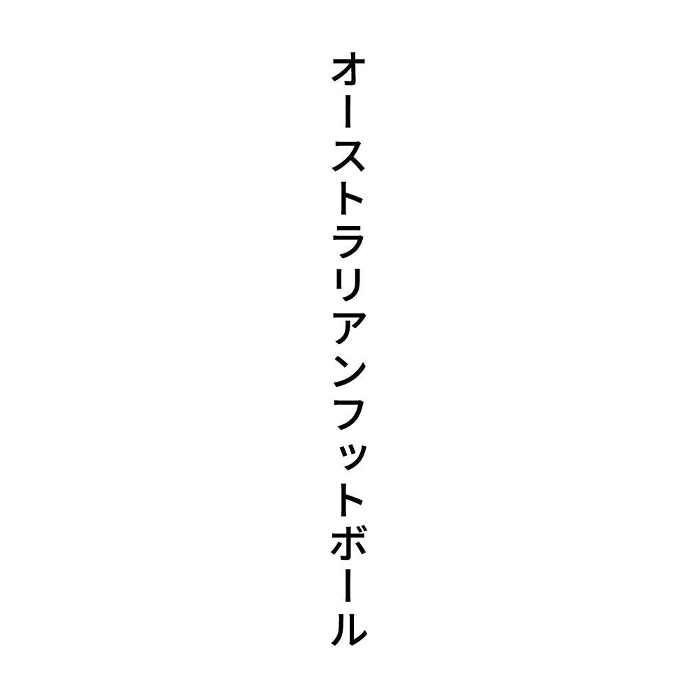オーストラリアンフットボール 縦