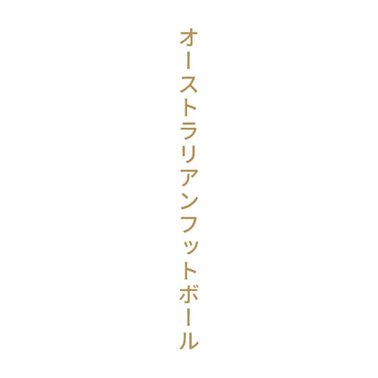 オーストラリアンフットボール 縦