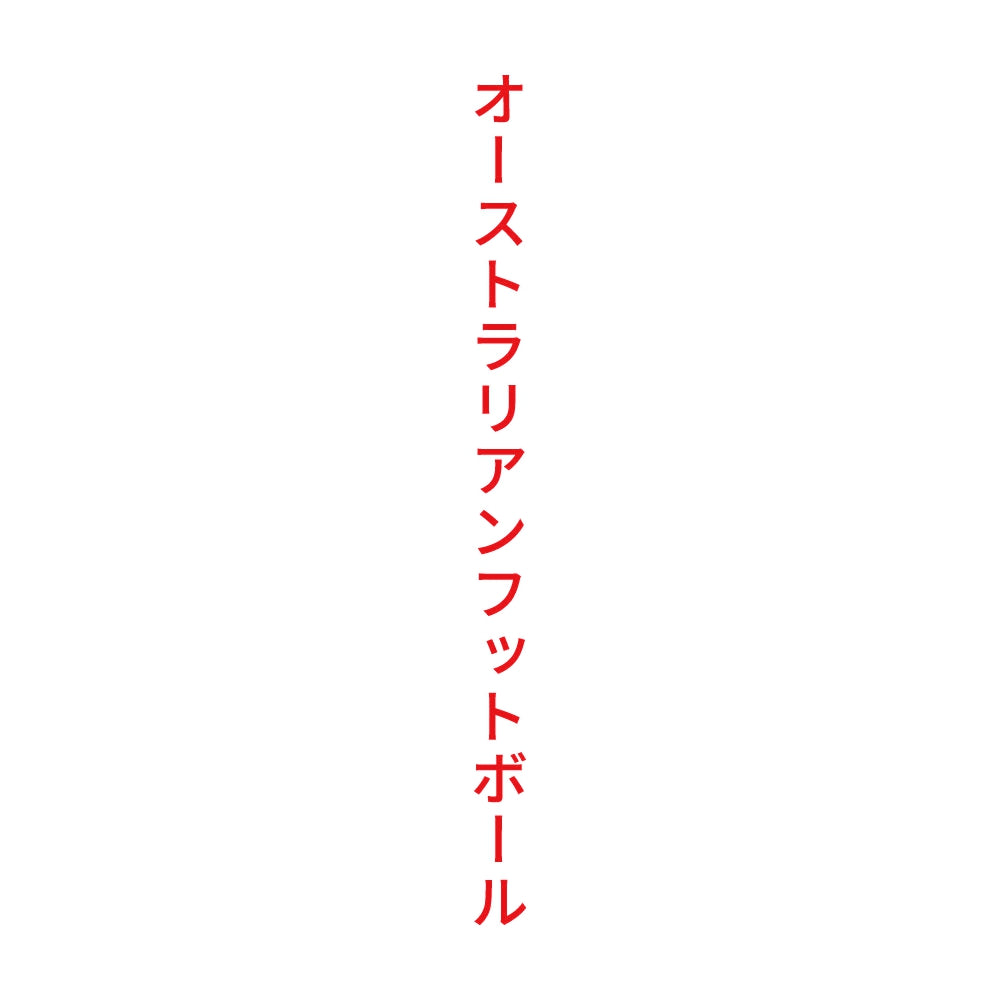 オーストラリアンフットボール 縦