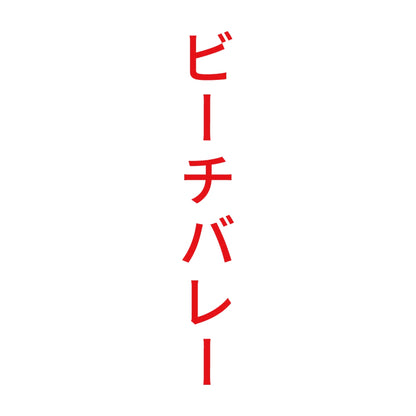 ビーチバレー 縦