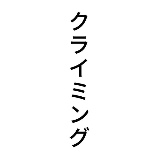 クライミング 縦