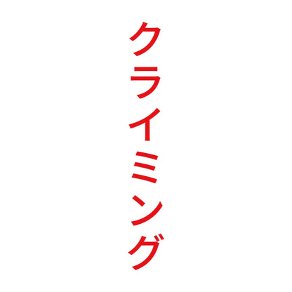 クライミング 縦
