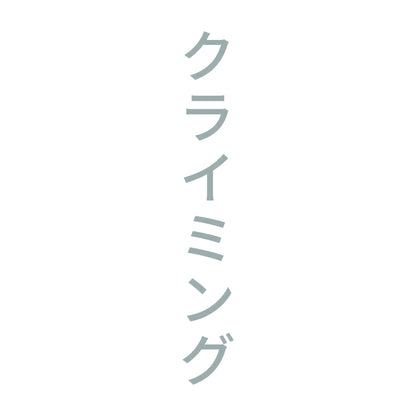クライミング 縦