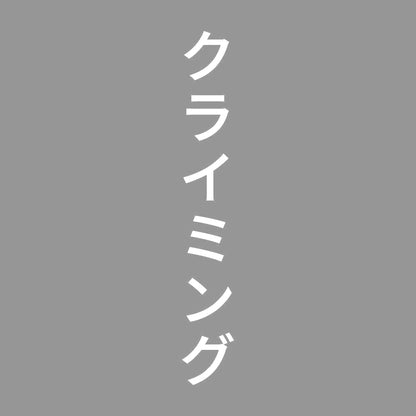 クライミング 縦