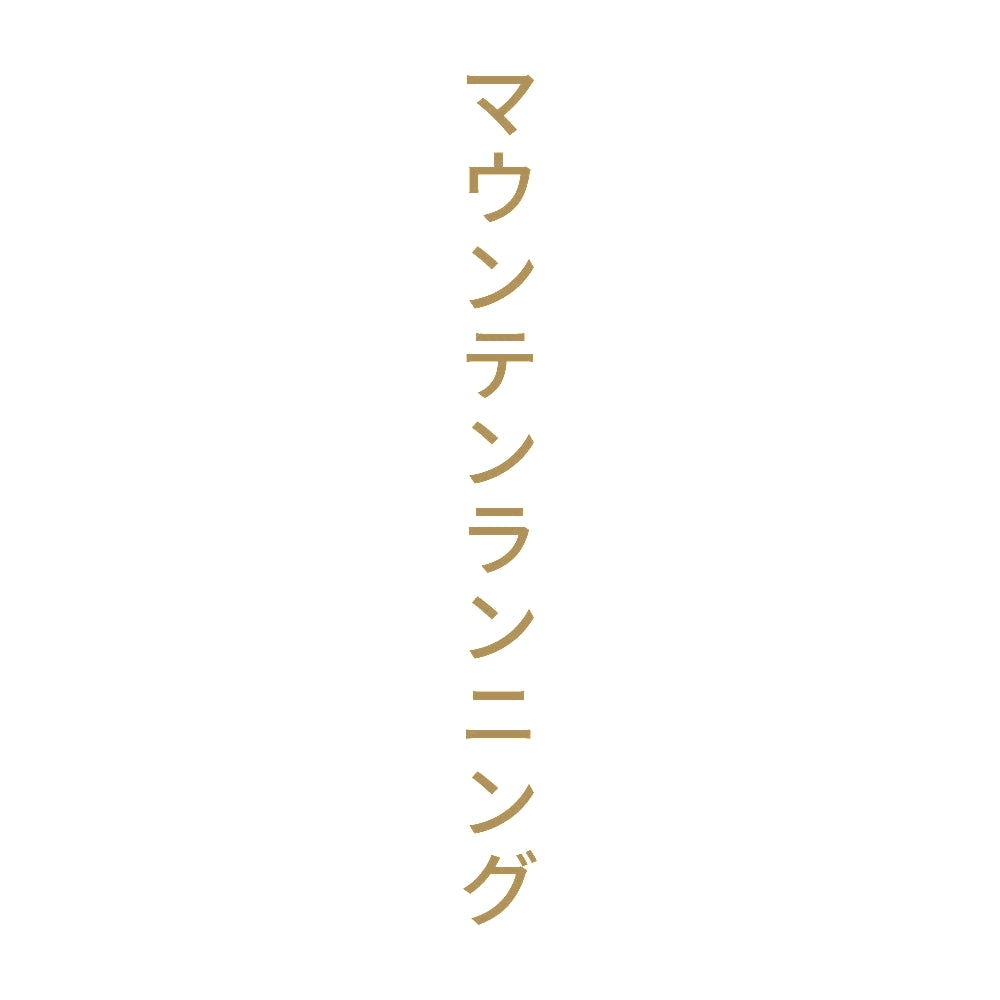マウンテンランニング 縦