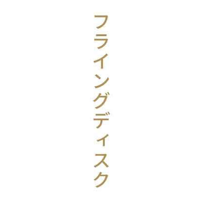 フライングディスク 縦