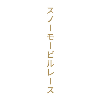 スノーモービルレース 縦