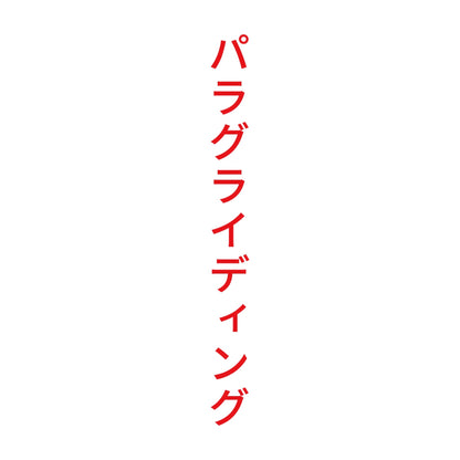 パラグライディング 縦