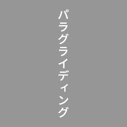 パラグライディング 縦
