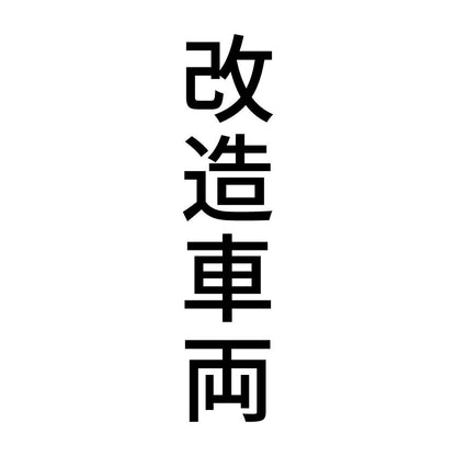 改造車両 縦