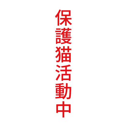 保護猫活動中 縦