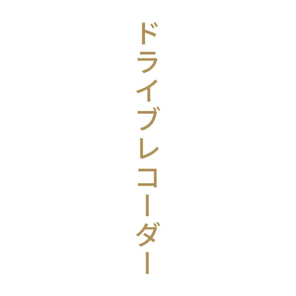 ドライブレコーダー 縦
