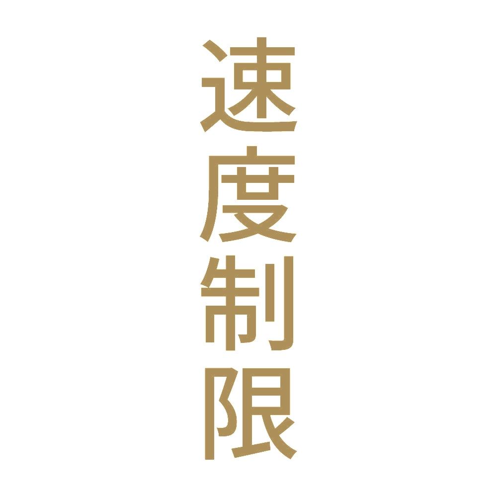 速度制限 縦
