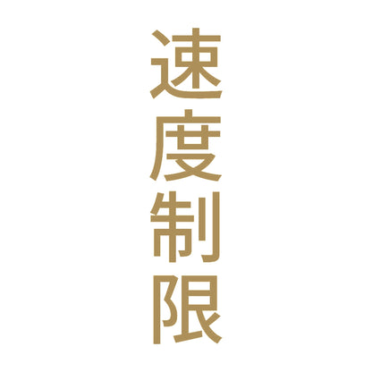 速度制限 縦
