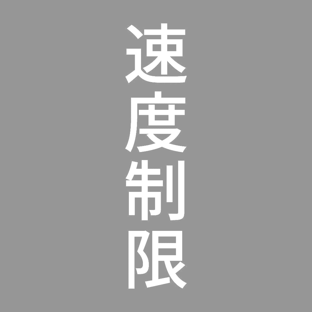 速度制限 縦