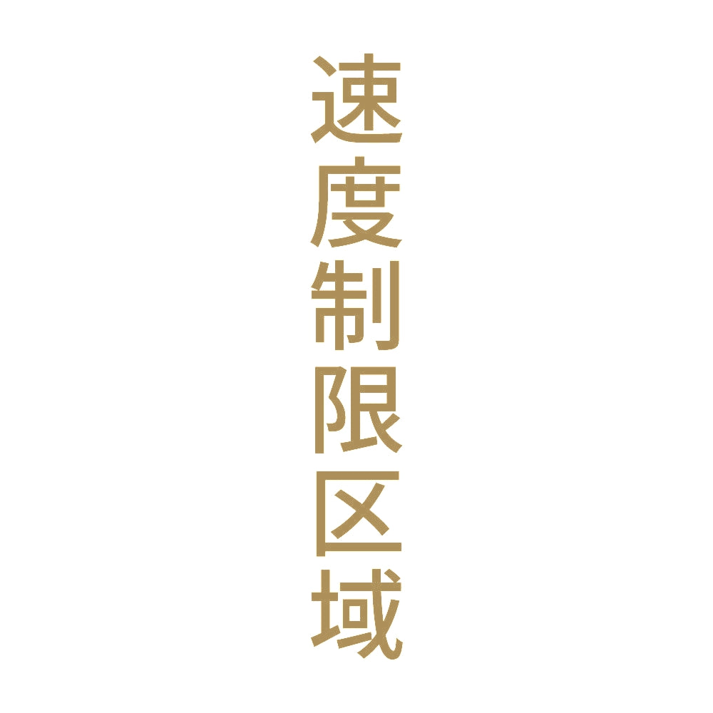 速度制限区域 縦