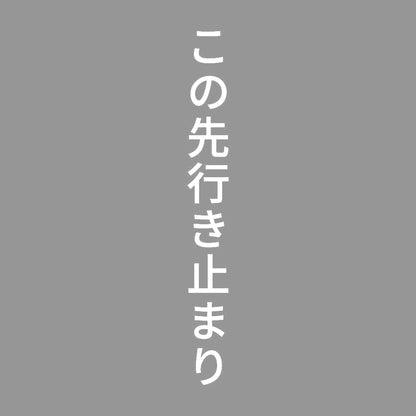 この先行き止まり 縦