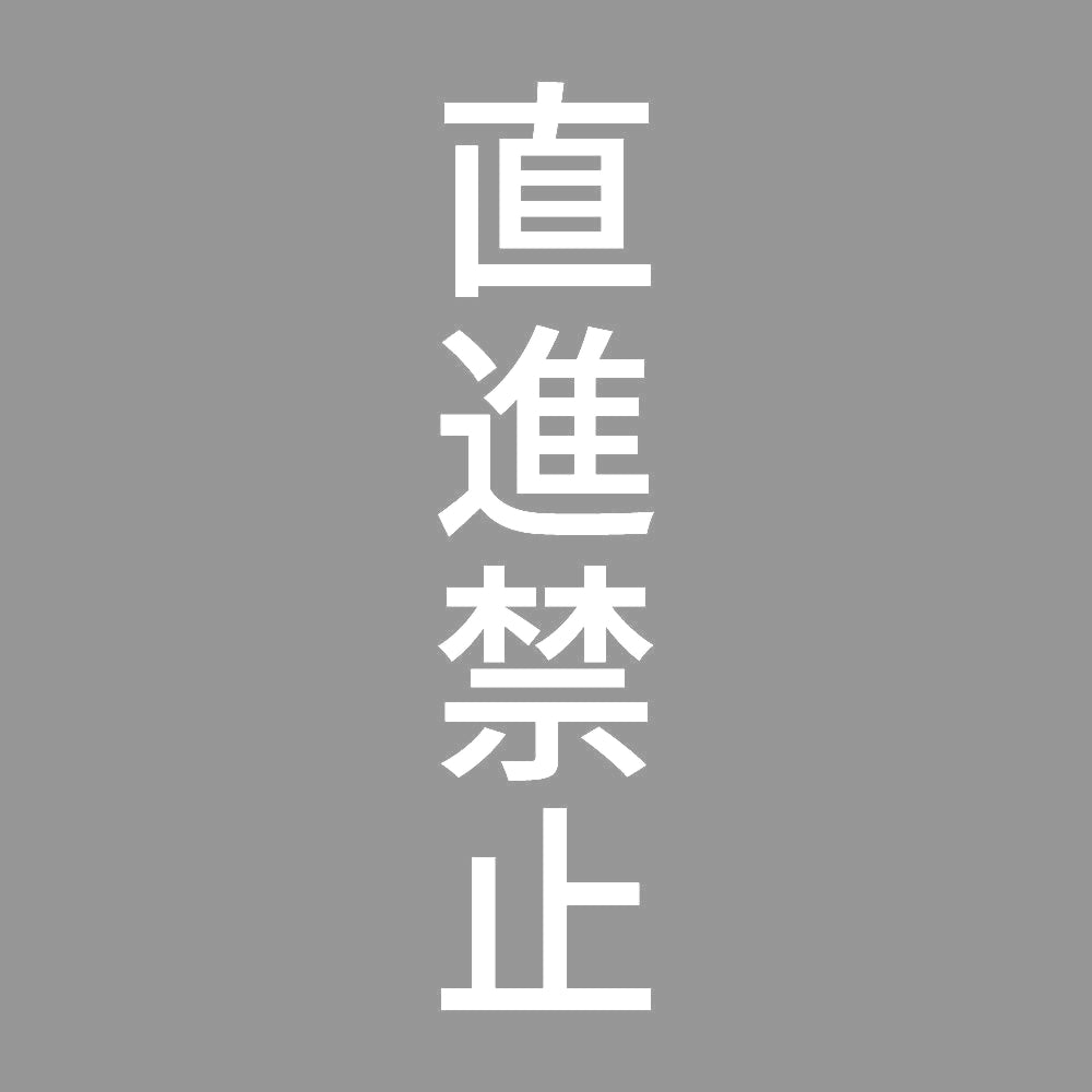直進禁止 縦
