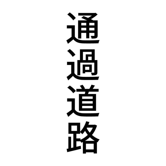 通過道路 縦
