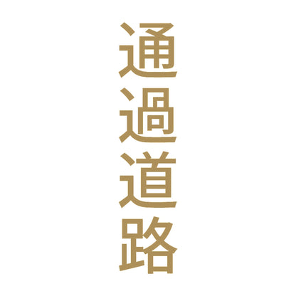 通過道路 縦