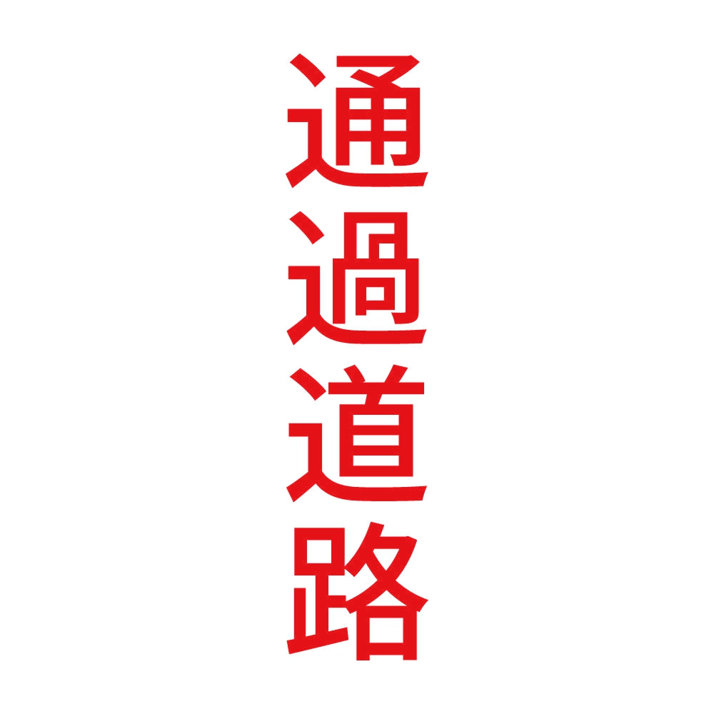 通過道路 縦