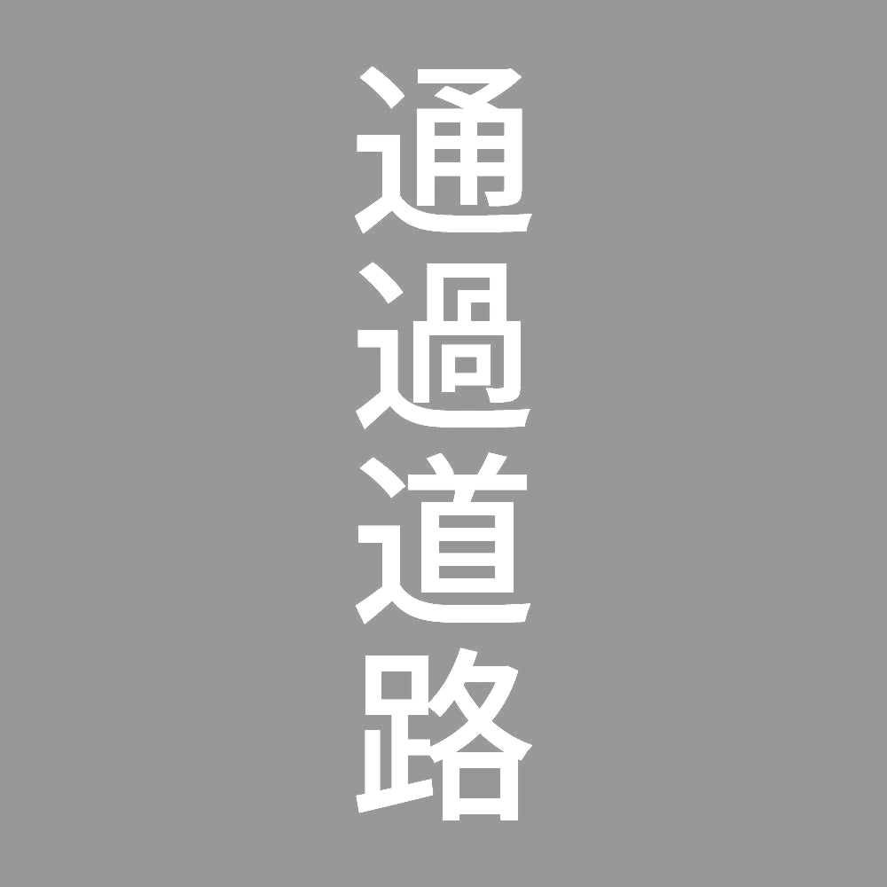 通過道路 縦