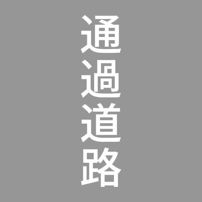通過道路 縦