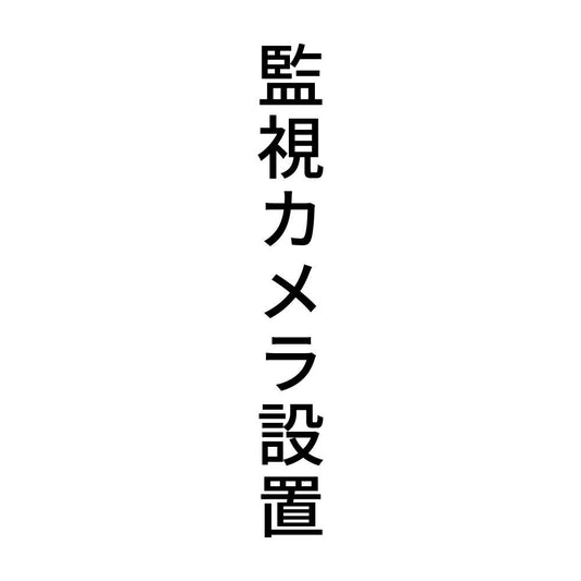 監視カメラ設置 縦