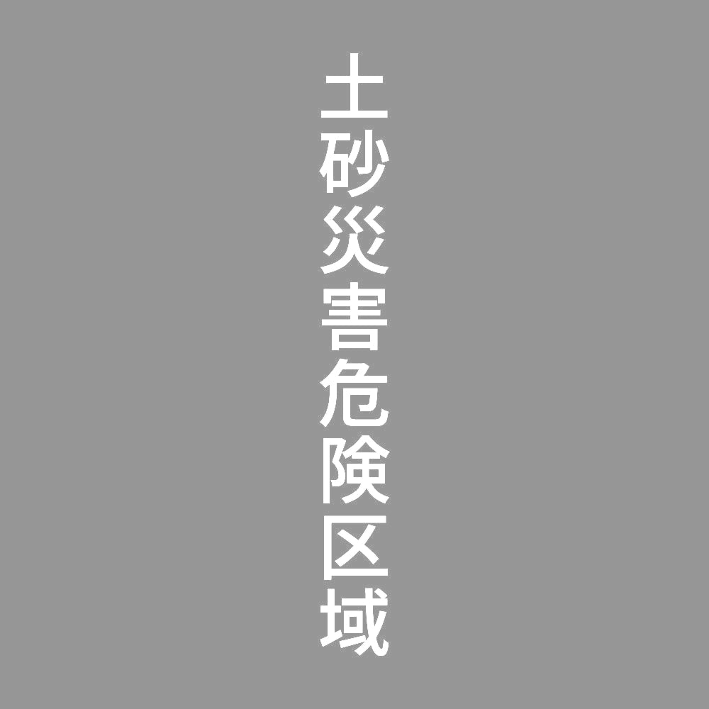 土砂災害危険区域 縦