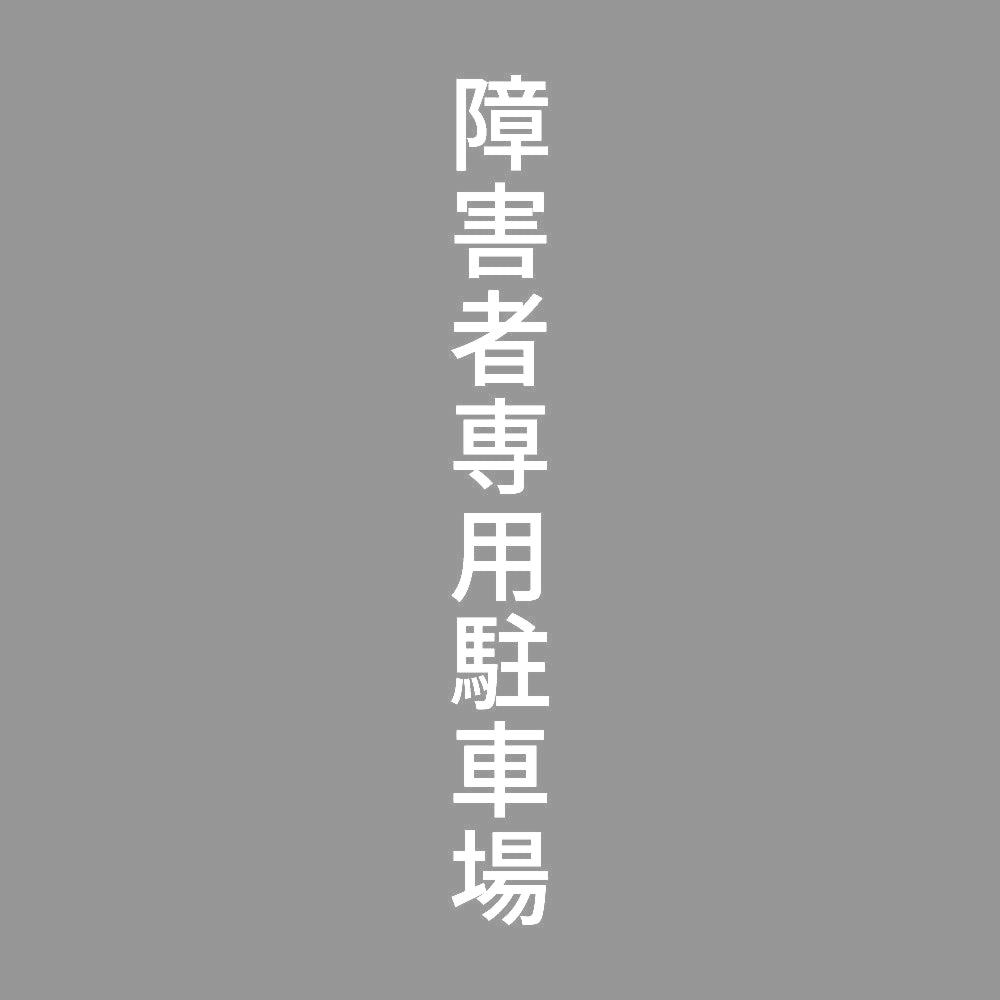 障害者専用駐車場 縦