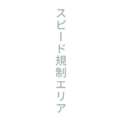 スピード規制エリア 縦
