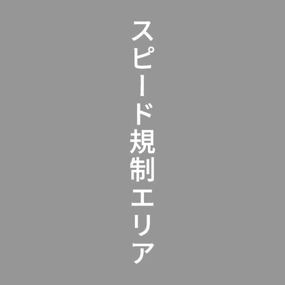 スピード規制エリア 縦