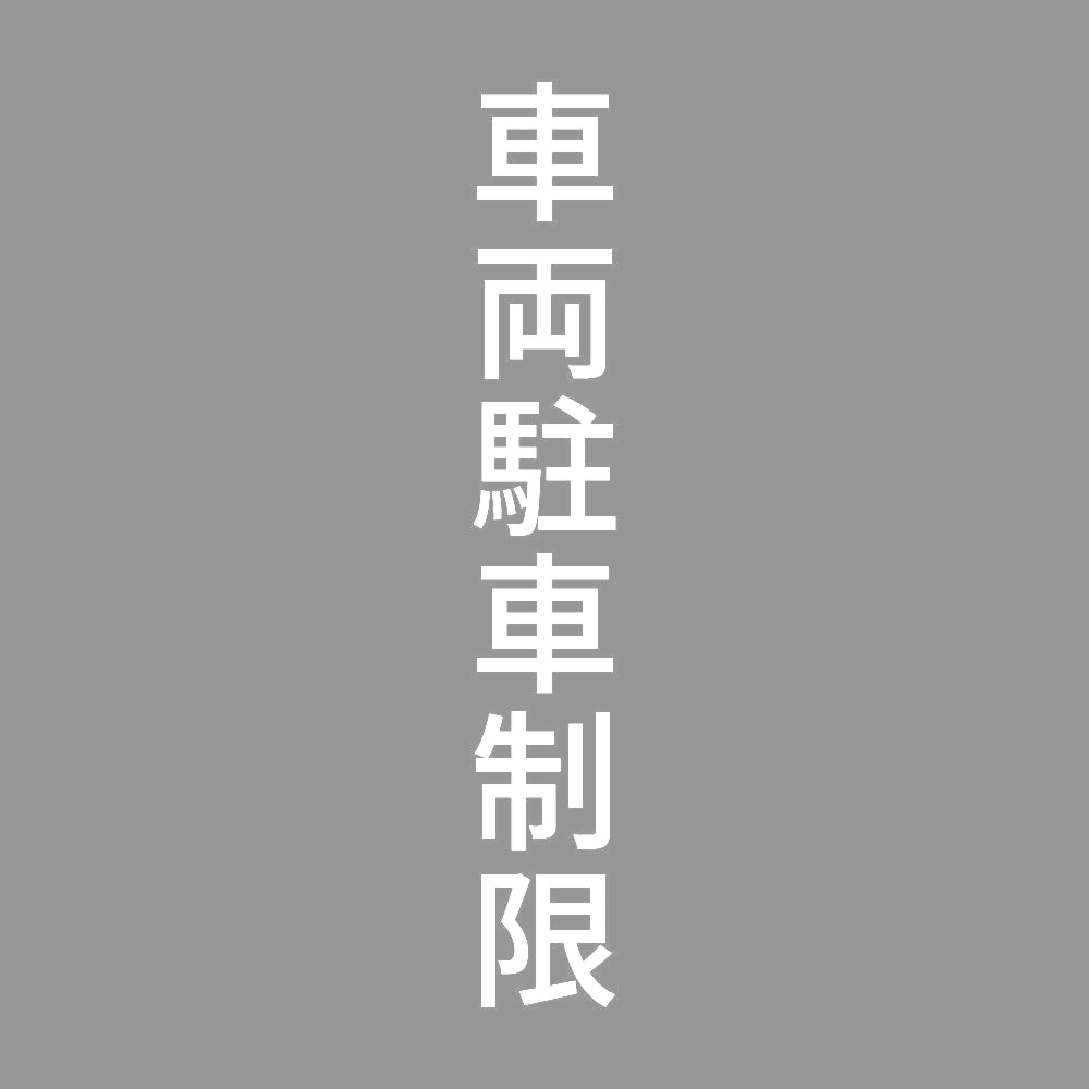 車両駐車制限 縦