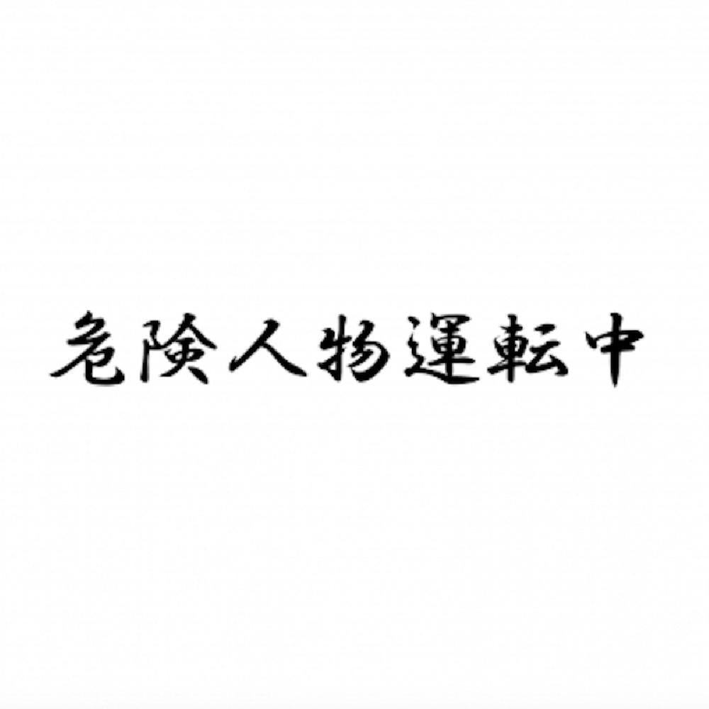 危険人物運転中