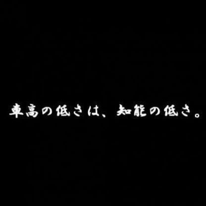 車高の低さは、知能の低さ。 7