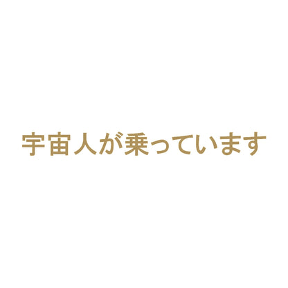 宇宙人が乗っています 9