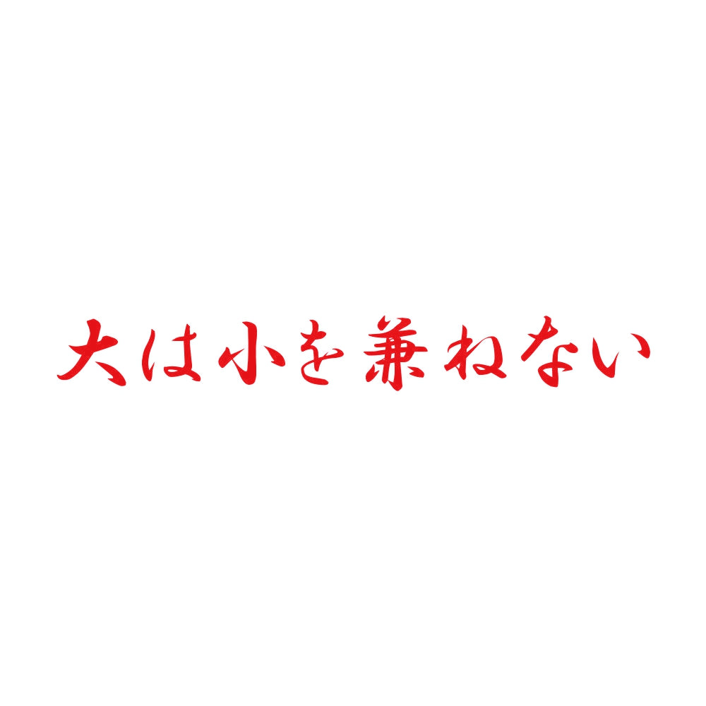 大は小を兼ねない 8